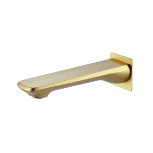 Роскошный медный матовый золотой смеситель для ванны Настенный наполнитель для ванны для ванной комнаты
