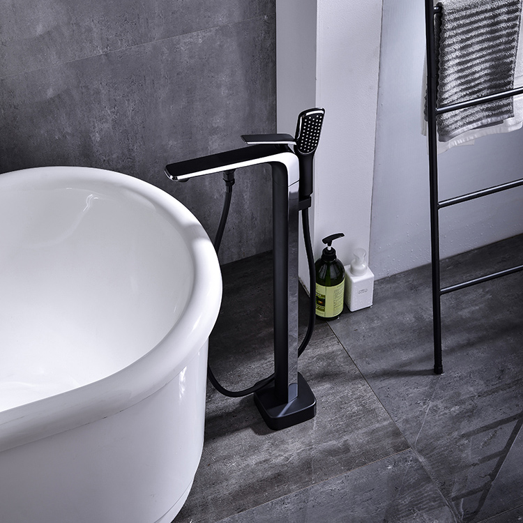 Высококачественный прочный дизайн для ванной комнаты для душа, латунные отдельно стоящие краны для ванны